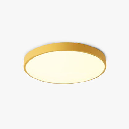 GlowRing | Ceiling Light – Ultra-Slim LED with Pastel Elegance