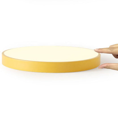 GlowRing | Ceiling Light – Ultra-Slim LED with Pastel Elegance