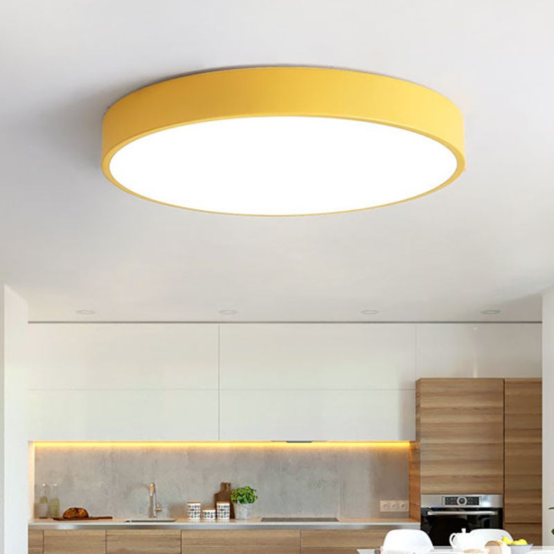 GlowRing | Ceiling Light – Ultra-Slim LED with Pastel Elegance