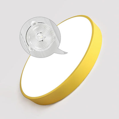 GlowRing | Ceiling Light – Ultra-Slim LED with Pastel Elegance