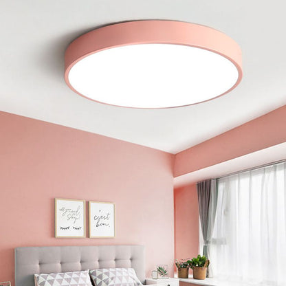 GlowRing | Ceiling Light – Ultra-Slim LED with Pastel Elegance