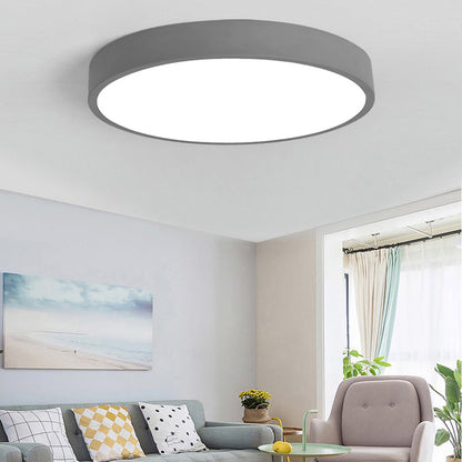 GlowRing | Ceiling Light – Ultra-Slim LED with Pastel Elegance