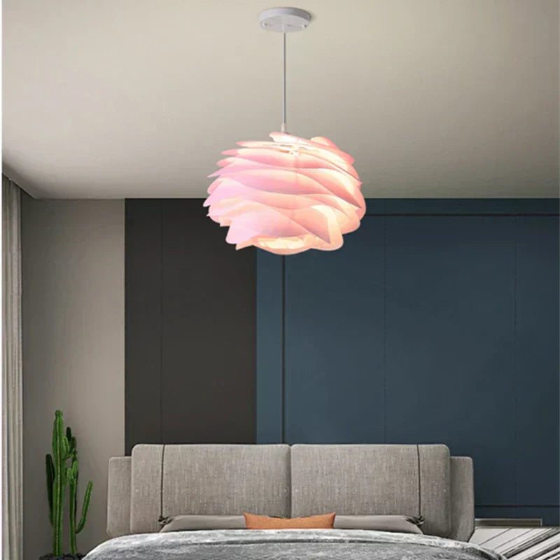 PetalGleam | Ceiling Light – Artistic Layered Design with LED Glow