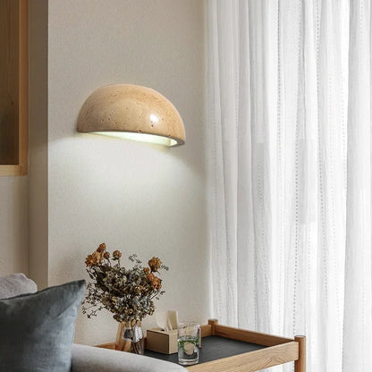 GlowStone | LED Wall Light – Elegant Rustic Charm for Home Interiors