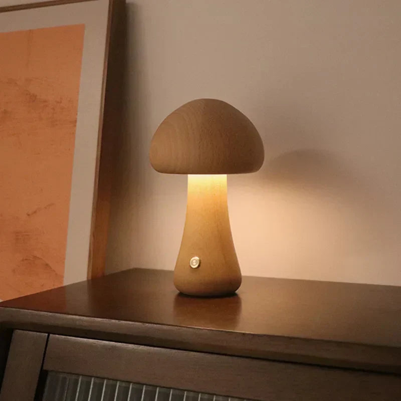 GlowMush | Touch LED Table Lamp – Soft Light for Bedroom & Children’s Room