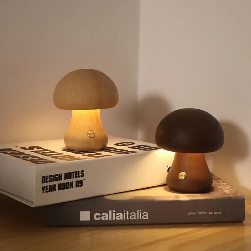 GlowMush | Touch LED Table Lamp – Soft Light for Bedroom & Children’s Room