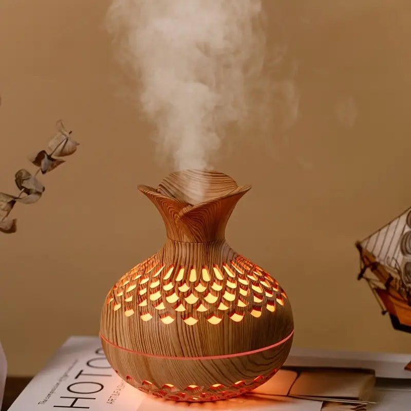 AromaLuxe | Aroma Diffuser – Elegant Ultrasonic Mist Technology