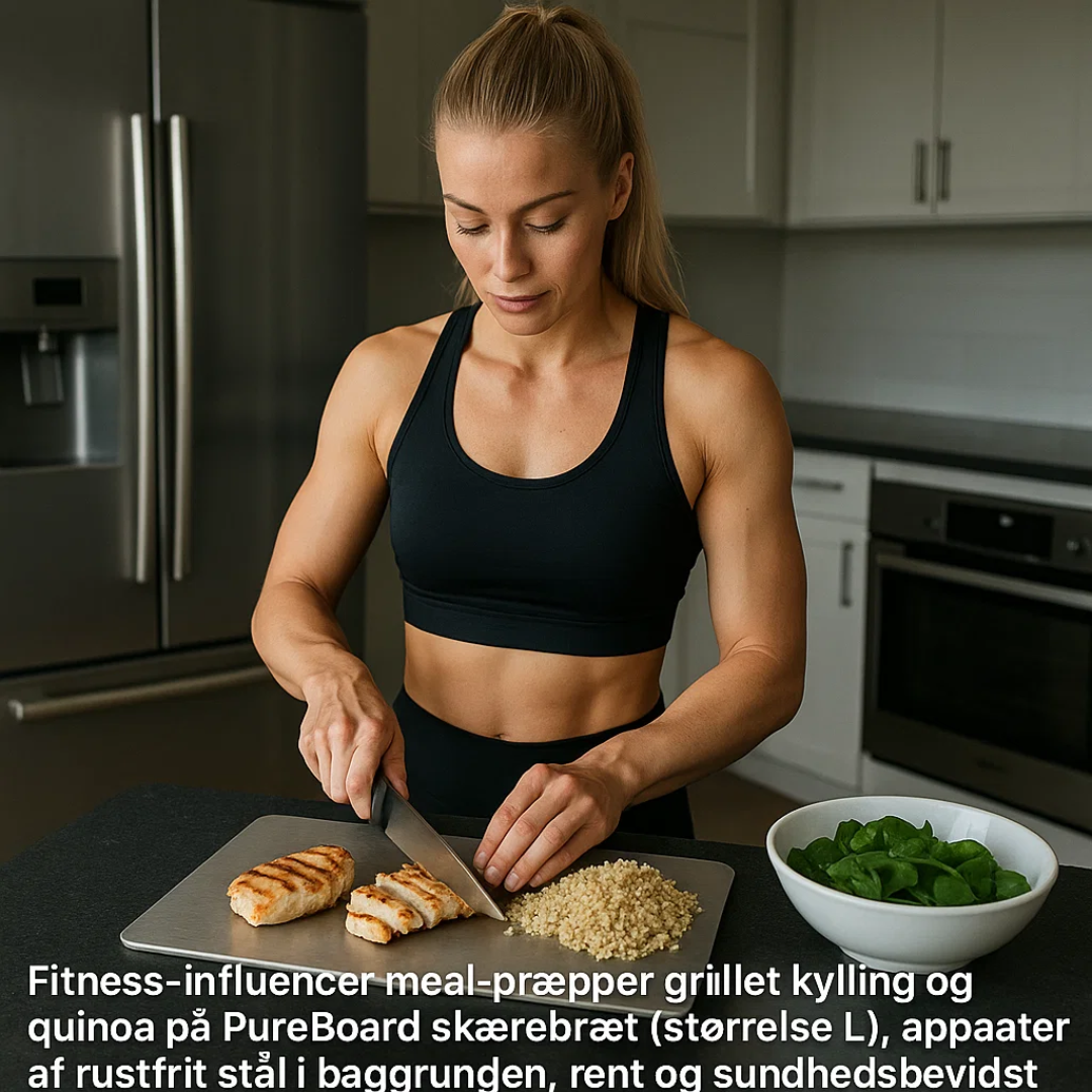 Slyvex - Antibacterial Titanium-Coated Chopping Board Decoluxe.co.uk