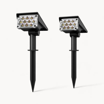 Solar Powered Security Light - Motion Activated Outdoor Garden Spotlight 0
