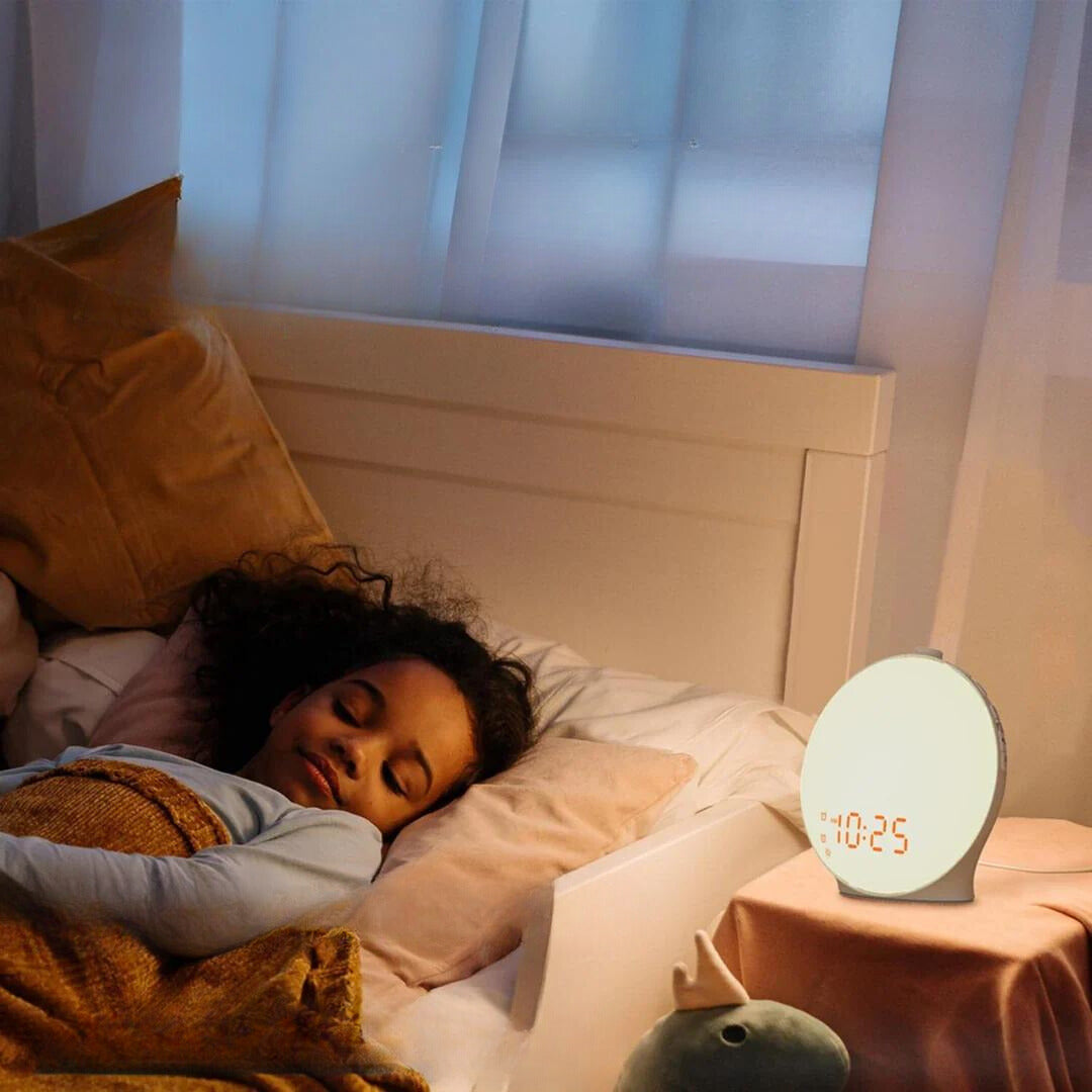 RiseGlow | Sunrise Alarm Clock – Gradual Brightness & Soothing Sounds
