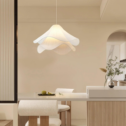 Modern Design Pendant Light with Soft Lighting, Adjustable Length in Black Metal and Opal Glass 6