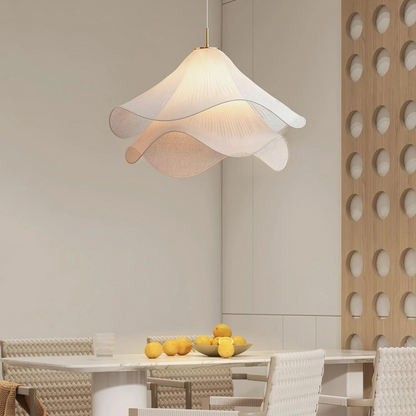 Modern Design Pendant Light with Soft Lighting, Adjustable Length in Black Metal and Opal Glass 7