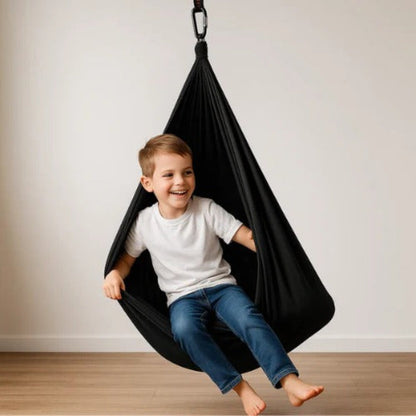 Swingelle - Hanging Pod Swing For Children Black Decoluxe.co.uk