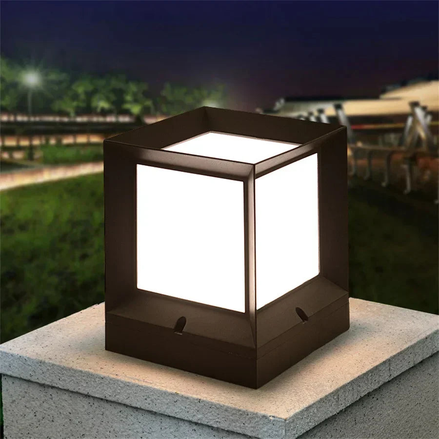 SphereLume | Outdoor Standing Lamp – Elegant Lighting for Gates & Driveways