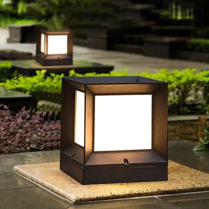 SphereLume | Outdoor Standing Lamp – Elegant Lighting for Gates & Driveways