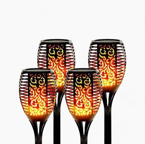 IP65 Waterproof LED Solar Garden Torches with 10-Hour Battery Life 3