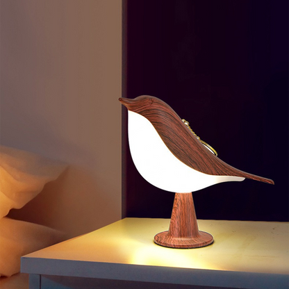FeatherGlow | LED Night Lamp – Elegant Bird Shape with Touch Light