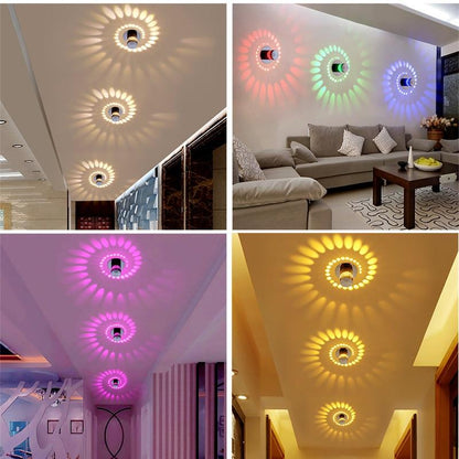 AuraTwist | Ceiling Light – Modern Twisted Design & Remote Control