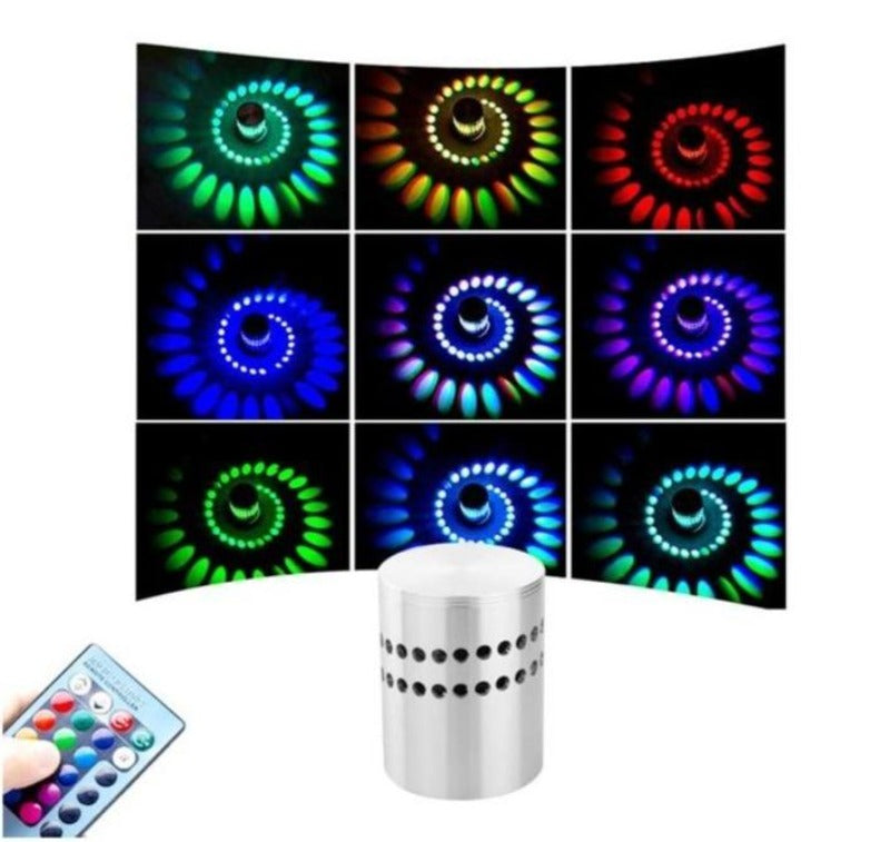 AuraTwist | Ceiling Light – Modern Twisted Design & Remote Control