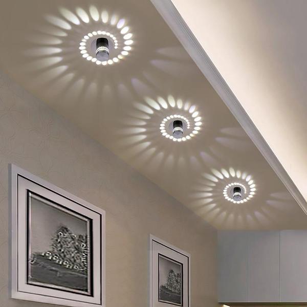 AuraTwist | Ceiling Light – Modern Twisted Design & Remote Control