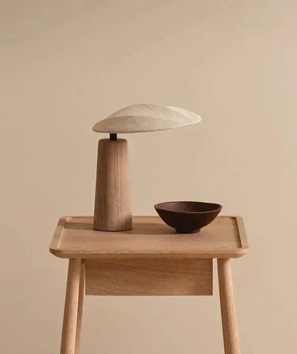 ZenGlow | LED Table Lamp – Wabi-Sabi Design and Soothing Light