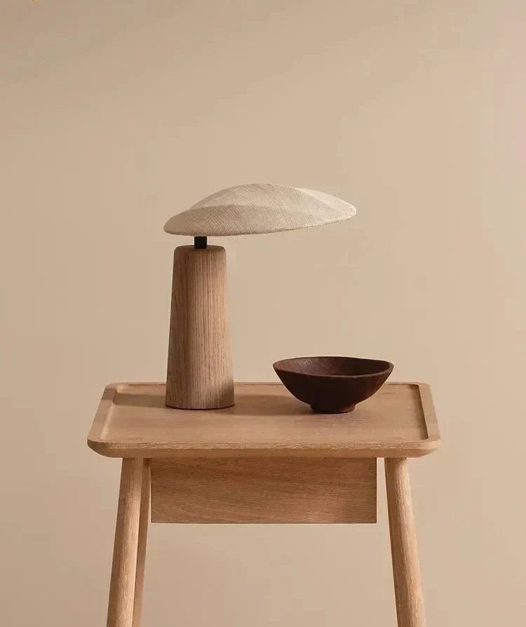 ZenGlow | LED Table Lamp – Wabi-Sabi Design and Soothing Light