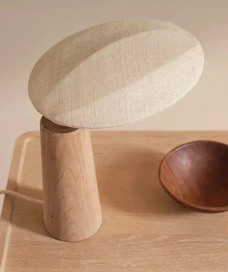 ZenGlow | LED Table Lamp – Wabi-Sabi Design and Soothing Light