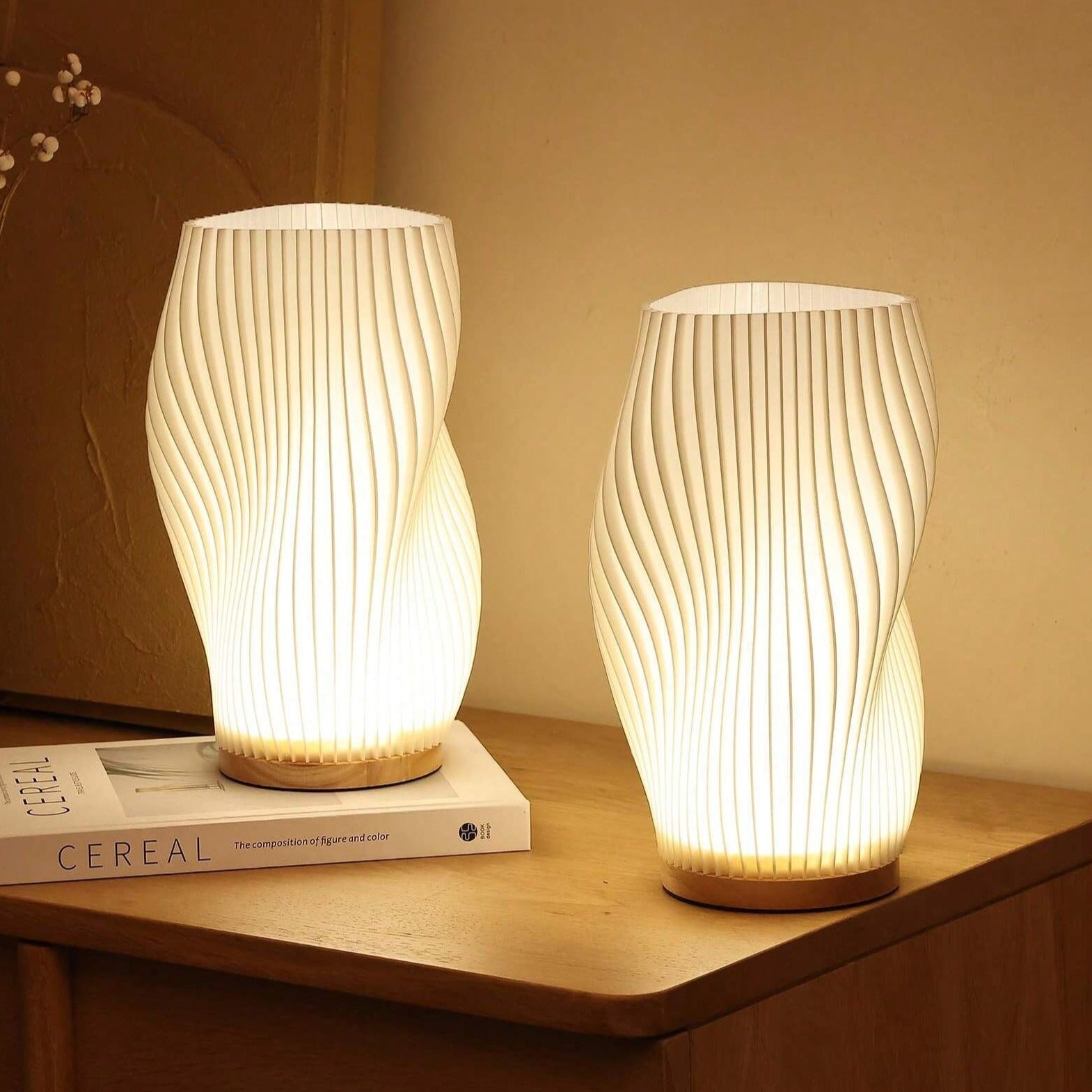 WaveCrest | USB Table Lamp – Contemporary Lighting with Elegant Design