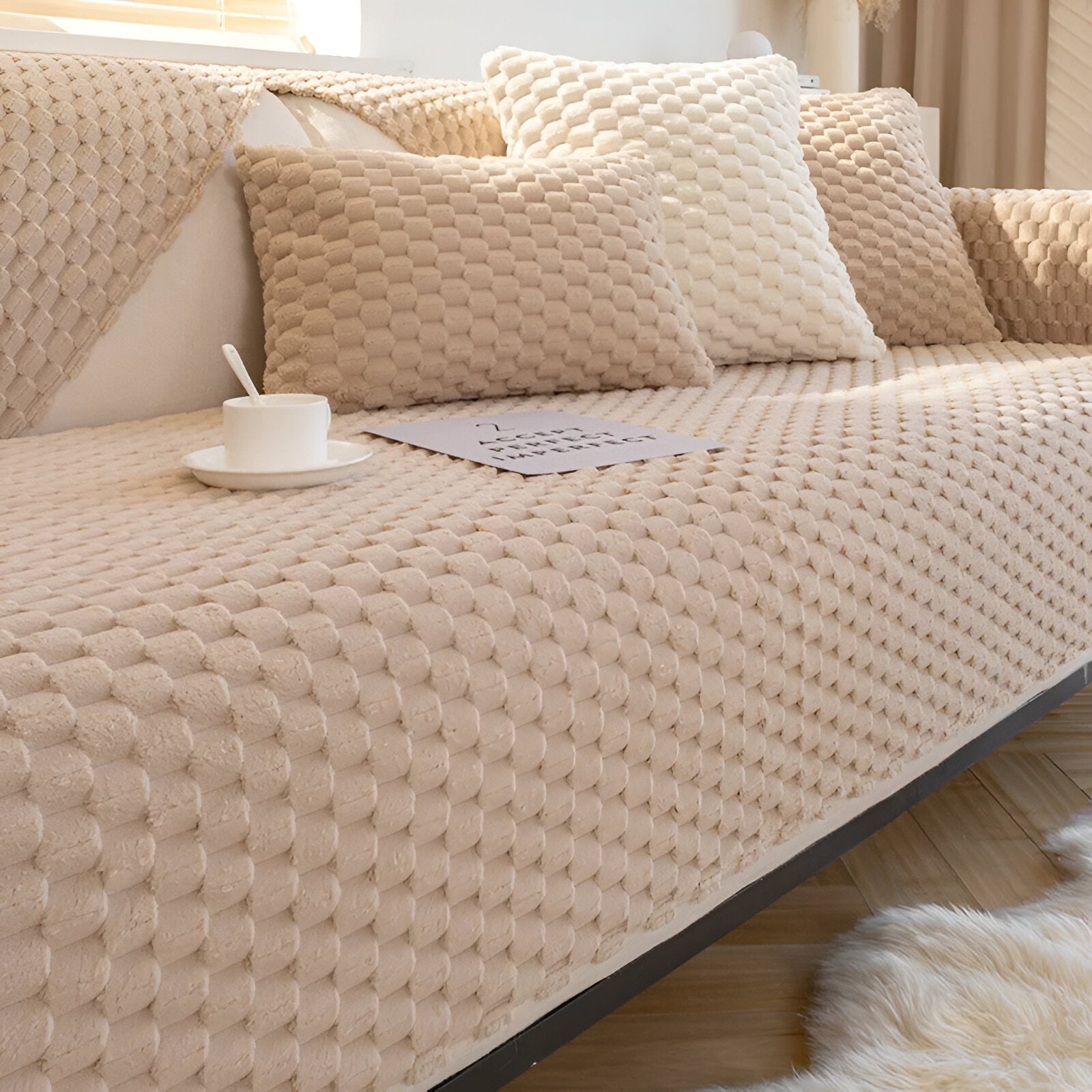 SofaLuxe | Non-Slip Sofa Cushion – Elegant Protection & Comfort