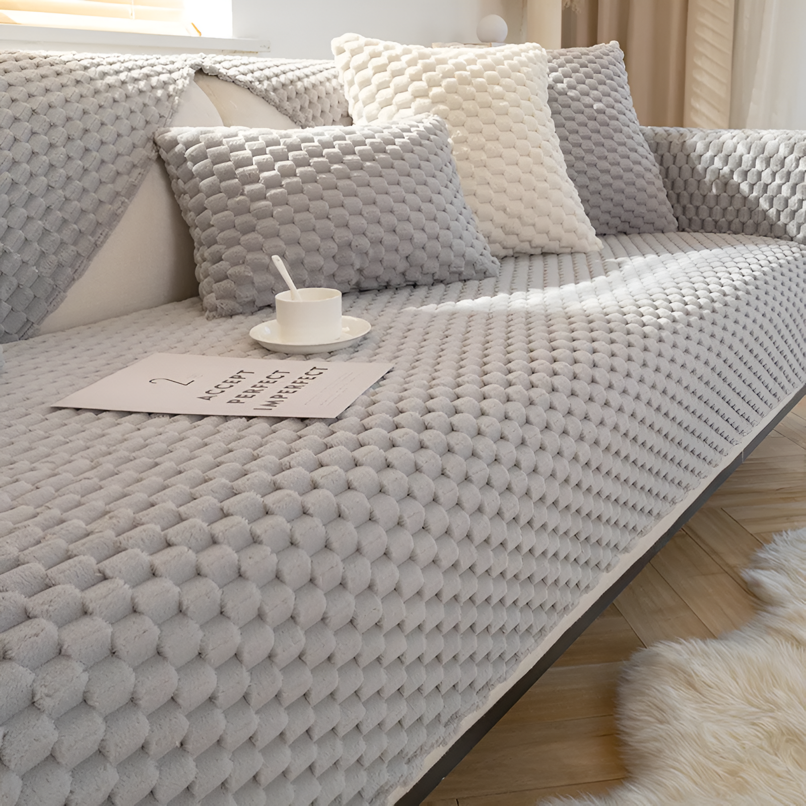 SofaLuxe | Non-Slip Sofa Cushion – Elegant Protection & Comfort