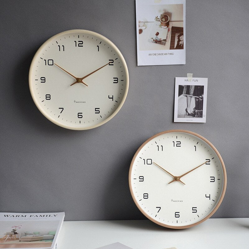 LumeTime | Wall Clock – Refined Nordic Style with Reliable Quartz