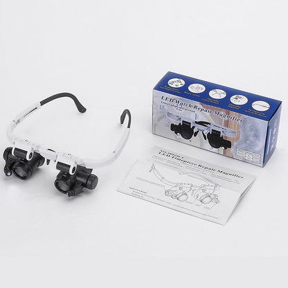 Zoomvex - LED-Lit Head-Worn Magnifying Eyewear Decoluxe.co.uk