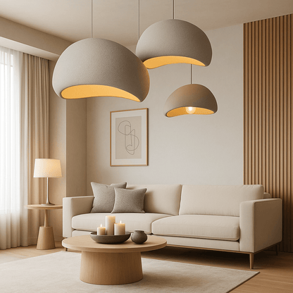LumiVetra | Pendant Ceiling Light – Dimmable Glass Elegance