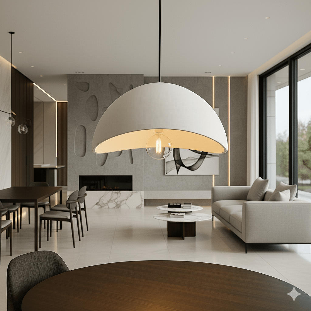 LumiVetra | Pendant Ceiling Light – Dimmable Glass Elegance