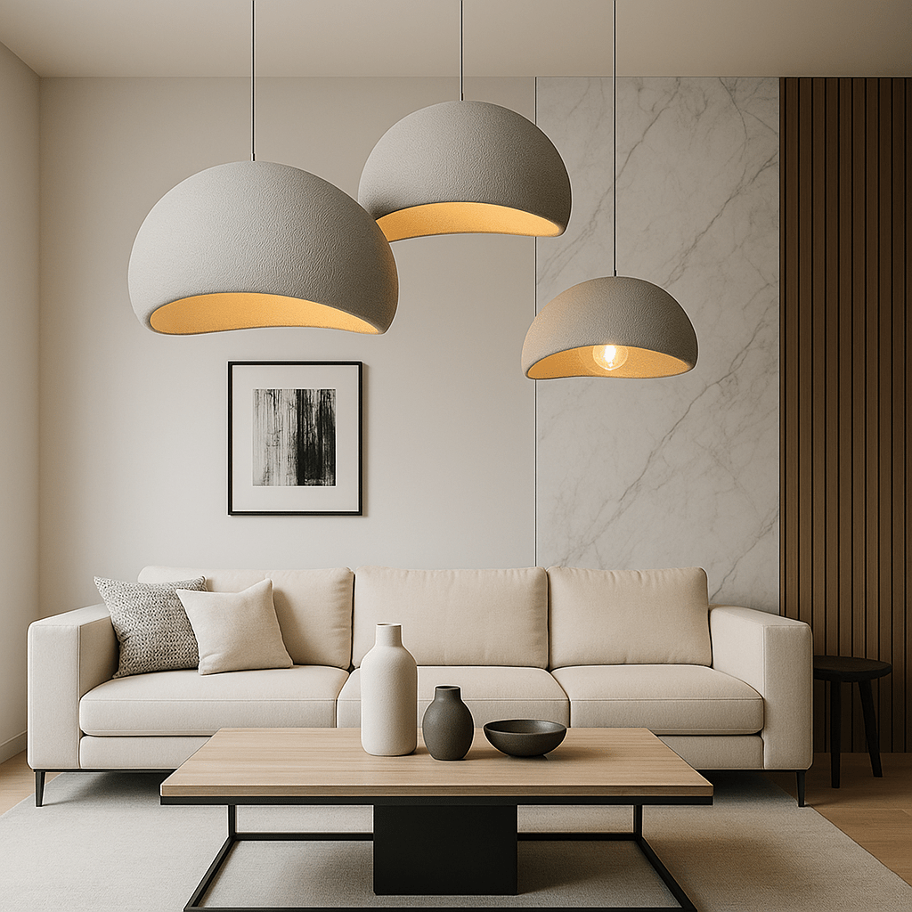 LumiVetra | Pendant Ceiling Light – Dimmable Glass Elegance