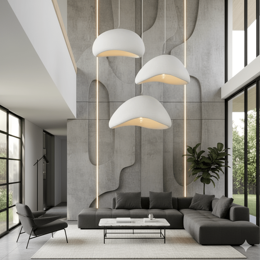LumiVetra | Pendant Ceiling Light – Dimmable Glass Elegance