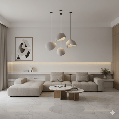 LumiVetra | Pendant Ceiling Light – Dimmable Glass Elegance
