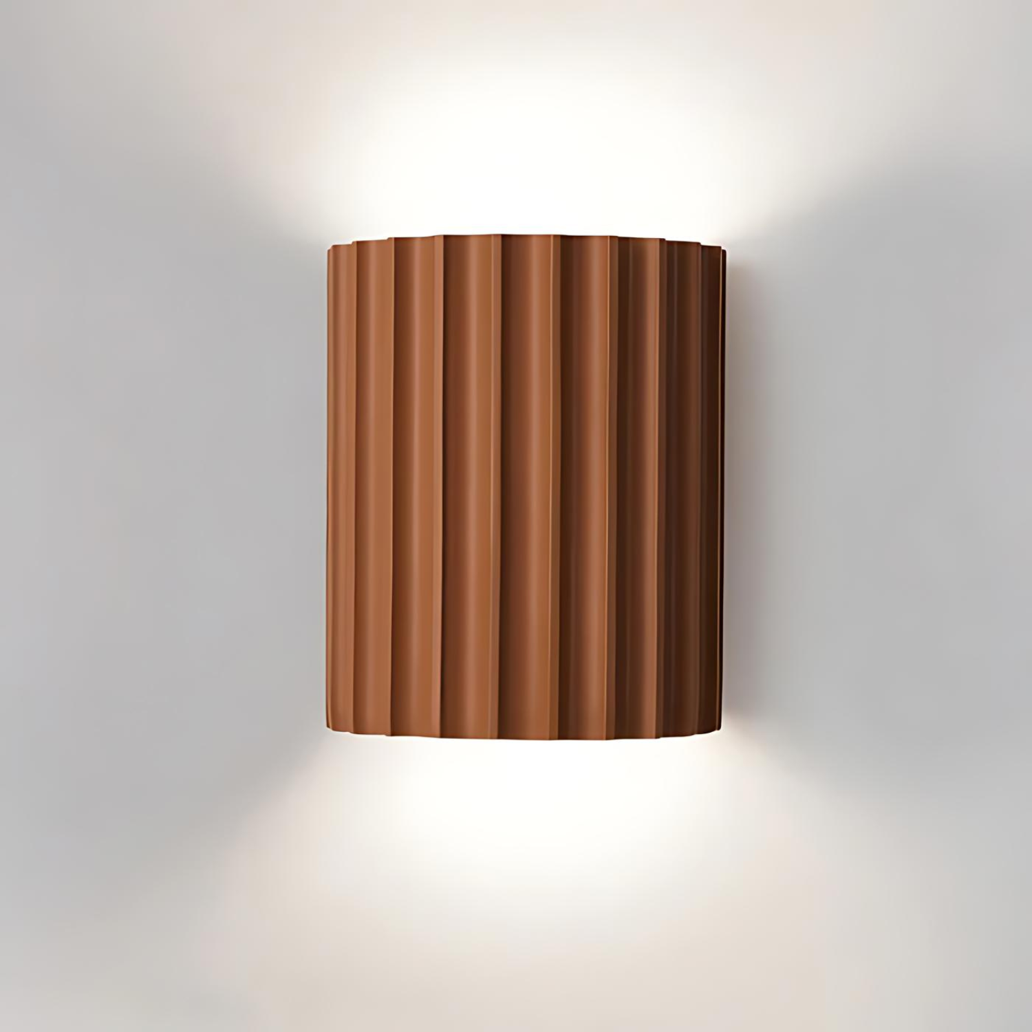 AuraLine | Wall Lamp – Unique Wave Shape for Warm Interior Ambience 6.5 x 5.5 x 3.1 in (16.5 x 14 x 8 cm) Wall Light Fixtures Decoluxe.co.uk