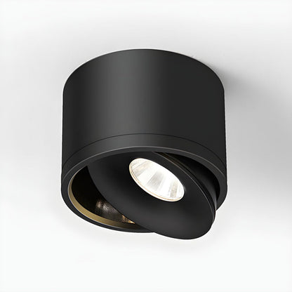 BrightAxis | Aluminium LED Downlights – Precise Tilt Adjustment up to 30° Black White Light Ceiling Light Fixtures Decoluxe.co.uk