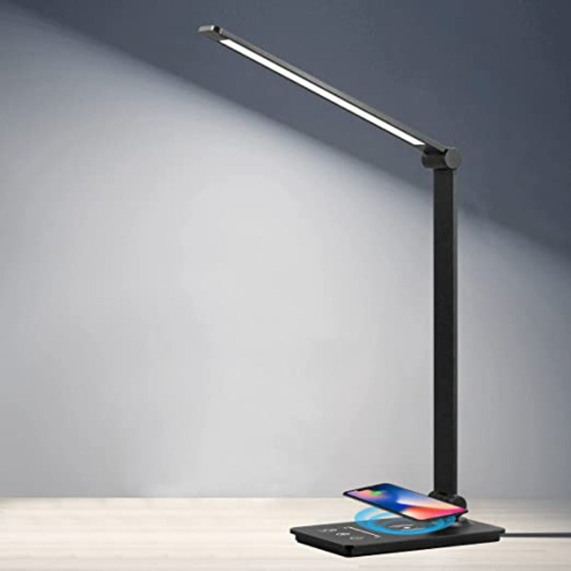 BrightCharge | LED Desk Lamp – Wireless Charging & Adjustable Light 15.08 in D × 4.49 in W × 1.89 in H (38.3 cm D × 11.4 cm W × 4.8 cm H) Desk Lamps Decoluxe.co.uk