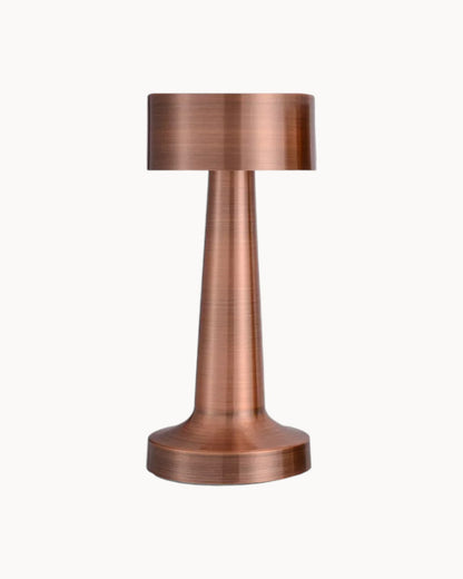 BrightNest | LED Table Lamp – Dimmable Rechargeable Lighting Rose Gold 3.5" × 3.5" × 8.2" (9 × 9 × 21 cm) Decoluxe.co.uk