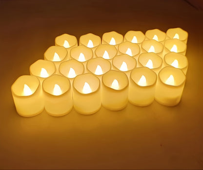 CandleLume | Flameless LED Tea Lights – Safe & Elegant Candle Glow Decoluxe.co.uk