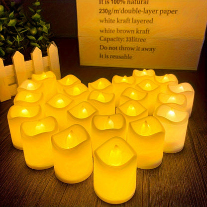 CandleLume | Flameless LED Tea Lights – Safe & Elegant Candle Glow Decoluxe.co.uk