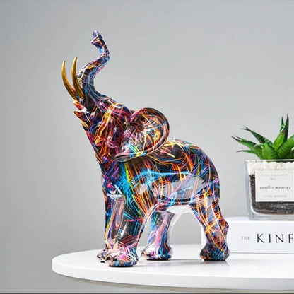 ColorAura | Decorative Sculpture – Bright Colours & Unique Design 7.87 × 4.33 × 10.16 in (20 × 11 × 25.8 cm) Decoluxe.co.uk