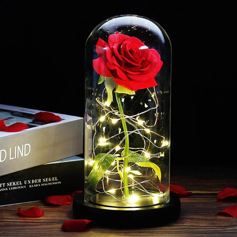 EternalBloom | Preserved Rose – Warm LED Glow Decoluxe.co.uk