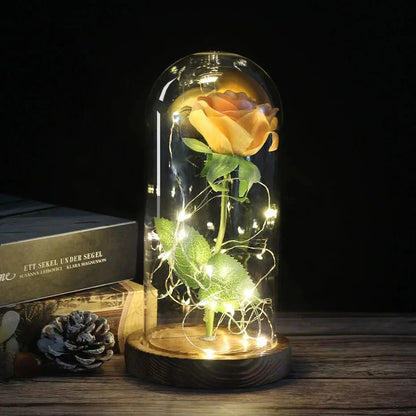 EternalBloom | Preserved Rose – Warm LED Glow Decoluxe.co.uk