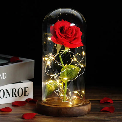 EternalBloom | Preserved Rose – Warm LED Glow Decoluxe.co.uk
