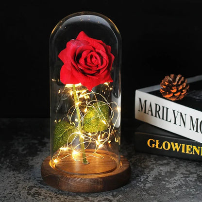 EternalBloom | Preserved Rose – Warm LED Glow Decoluxe.co.uk