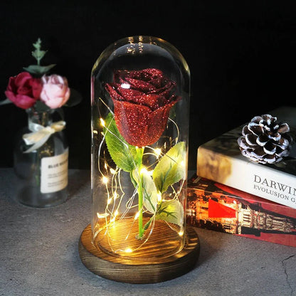 EternalBloom | Preserved Rose – Warm LED Glow Decoluxe.co.uk