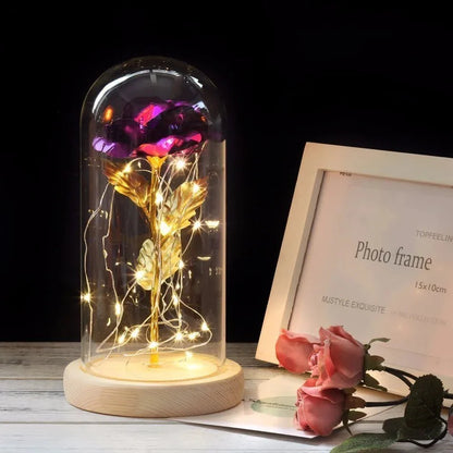 EternalBloom | Preserved Rose – Warm LED Glow Decoluxe.co.uk